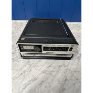 Vintage 1976 Panasonic Solid State 3-Way TV/Radio – For Parts/Repair (untested)